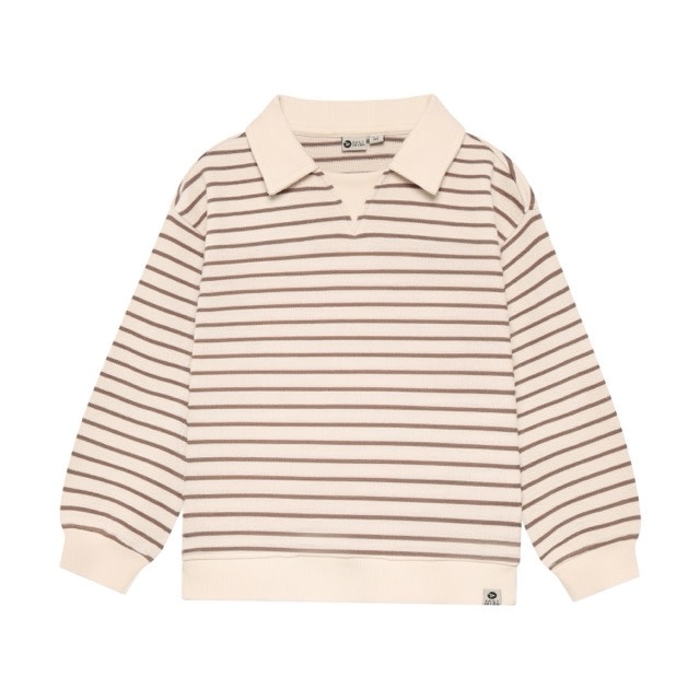 Daily7 Oversized Sweater Collar Sandshell