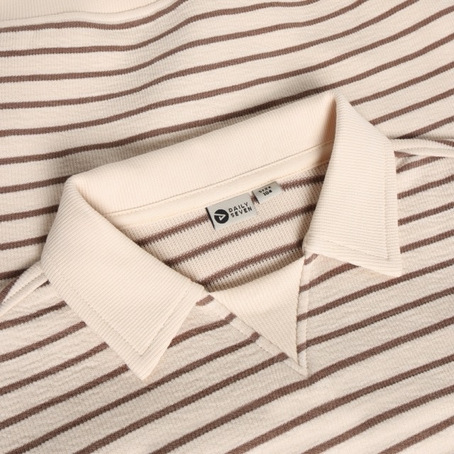 Daily7 Oversized Sweater Collar Sandshell