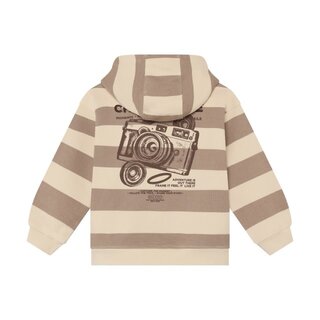 Daily7 Oversized Hoodie Backprint Plaza Taupe