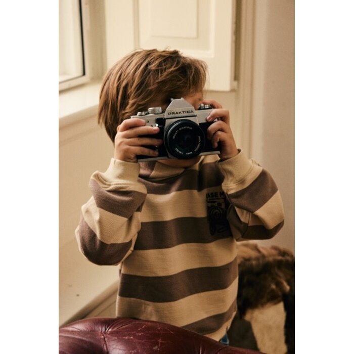Daily7 Oversized Hoodie Backprint Plaza Taupe