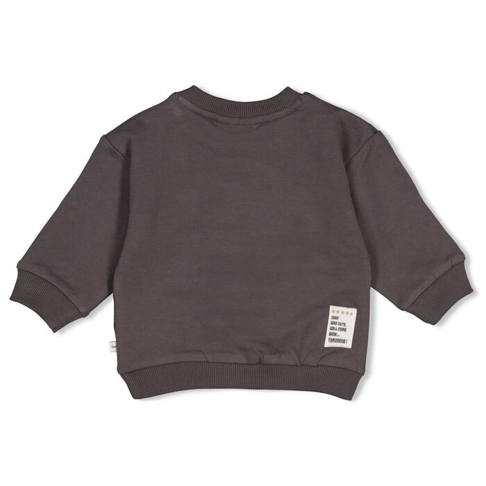 Feetje Sweater relaxed fit Antraciet - Pasta Party