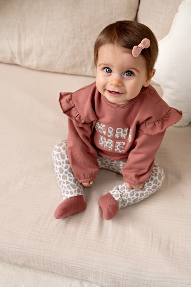 Feetje Legging AOP Offwhite melange - Dress to Impress