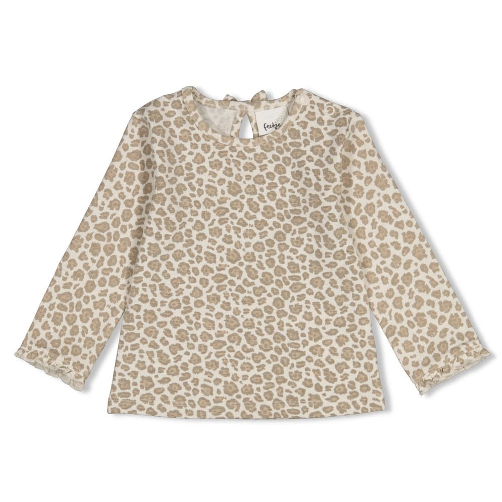 Feetje Longsleeve AOP Offwhite melange - Dress to Impress