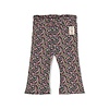 Flare broek rib AOP Groen - Afternoon Tea