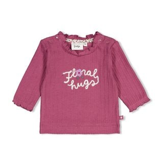 Feetje Longsleeve rib Berry - Afternoon Tea