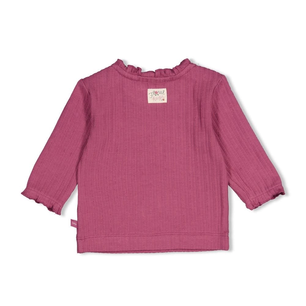 Feetje Longsleeve rib Berry - Afternoon Tea