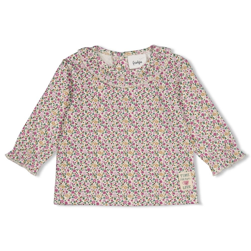 Feetje Longsleeve AOP Creme - Afternoon Tea