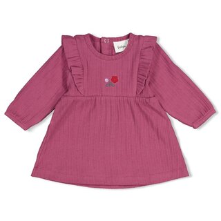 Feetje Jurk rib Berry - Afternoon Tea