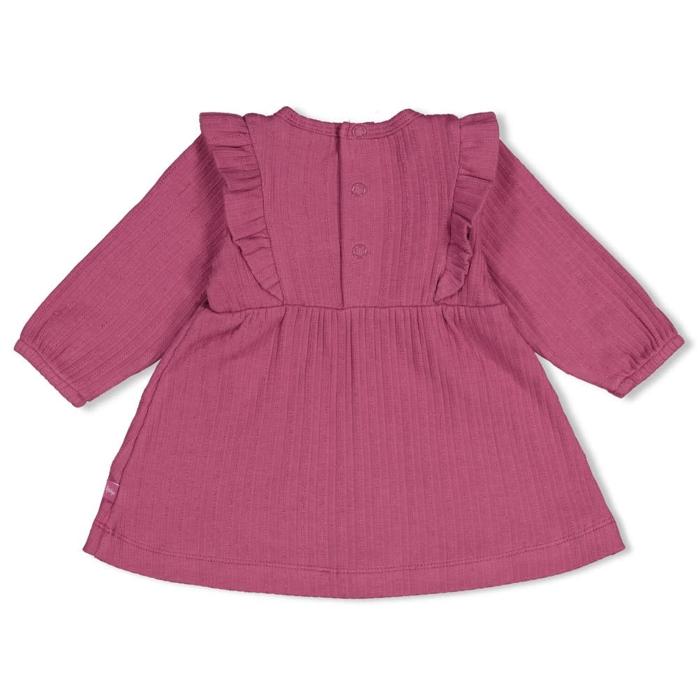 Feetje Jurk rib Berry - Afternoon Tea
