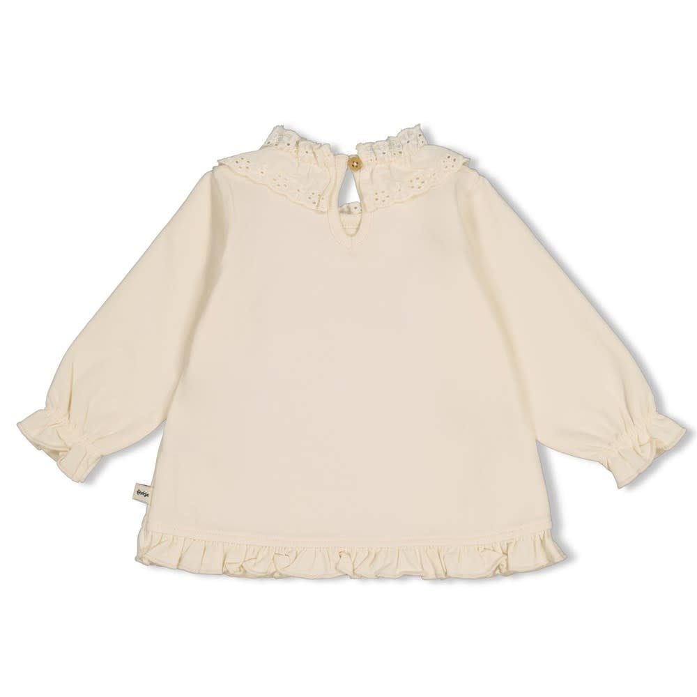 Feetje Longsleeve met kraag Offwhite - Winter Denims