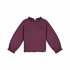 girls t-shirt long sleeve Wine Red SSA26408652