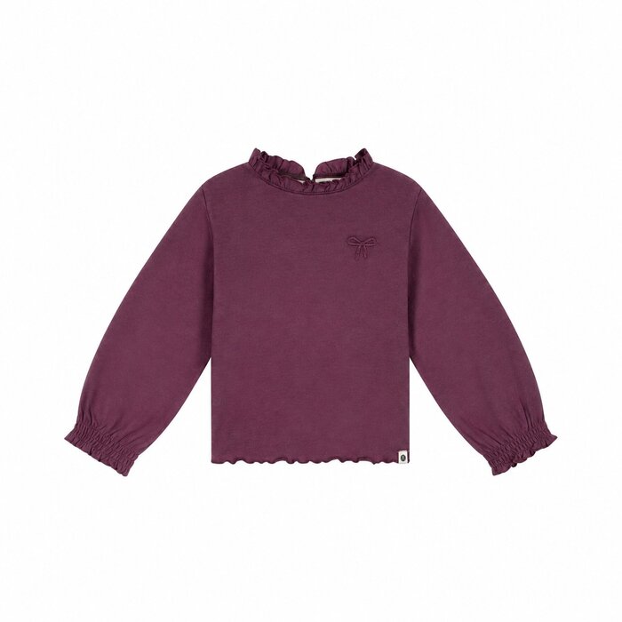 Stains & Stories girls t-shirt long sleeve Wine Red SSA26408652