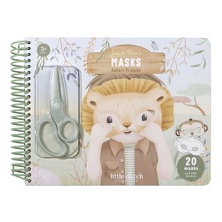 Little Dutch Knutselboek maskers maken - Jim