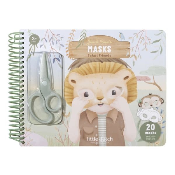 Little Dutch Knutselboek maskers maken - Jim