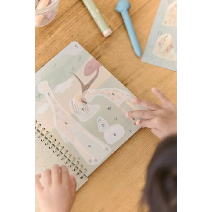 Little Dutch Stickerboek op nummer - Rosa