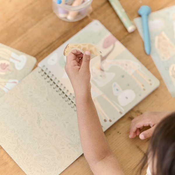 Little Dutch Stickerboek op nummer - Rosa