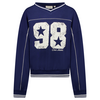 Kids NAIDA V-neck SW Navy