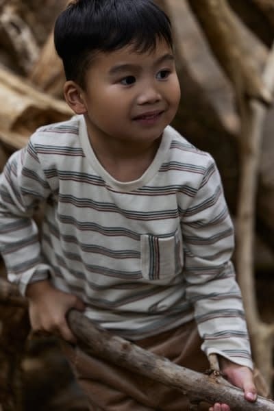 Little Dutch Toddler boys Winter 26 T-shirt lange mouw Safari Stripe