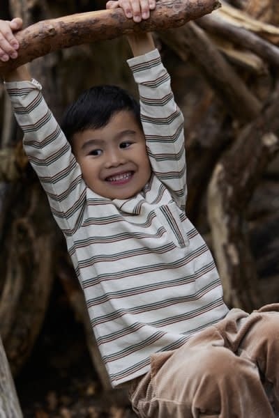 Little Dutch Toddler boys Winter 26 T-shirt lange mouw Safari Stripe