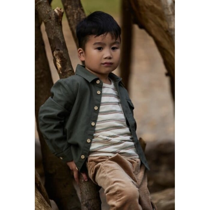 Little Dutch Toddler boys Winter 26 T-shirt lange mouw Safari Stripe