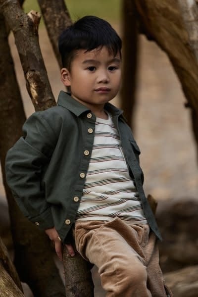 Little Dutch Toddler boys Winter 26 T-shirt lange mouw Safari Stripe