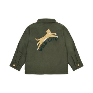 Little Dutch Toddler boys Winter 26 Overshirt Deep Olive