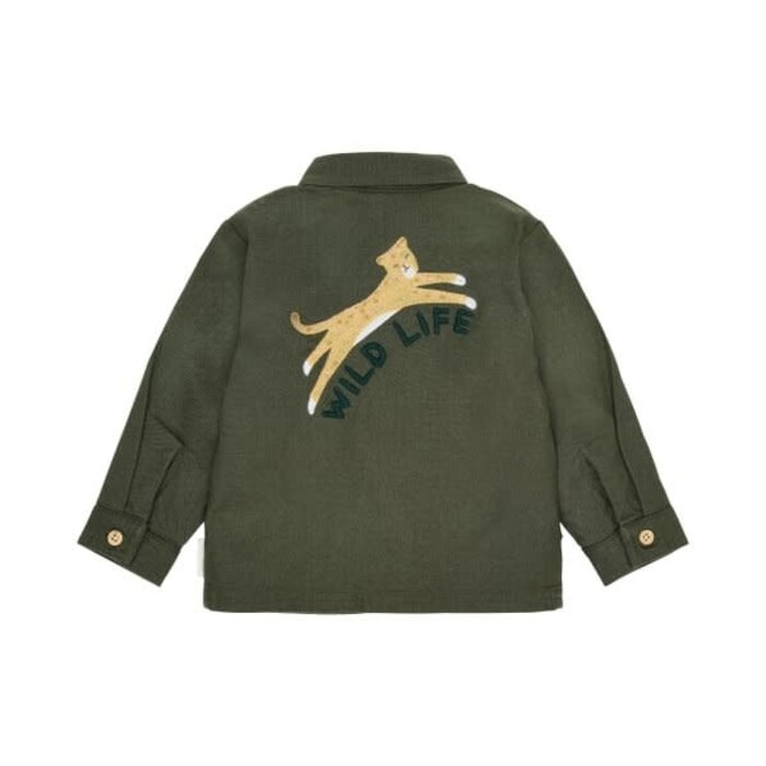 Little Dutch Toddler boys Winter 26 Overshirt Deep Olive