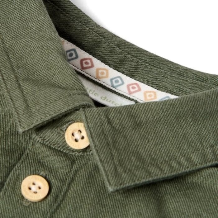 Little Dutch Toddler boys Winter 26 Overshirt Deep Olive