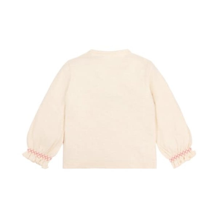Little Dutch Toddler girls Winter 26 T-shirt lange mouw Vanilla melee