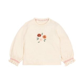 Little Dutch Toddler girls Winter 26 T-shirt lange mouw Vanilla melee