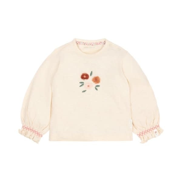 Little Dutch Toddler girls Winter 26 T-shirt lange mouw Vanilla melee