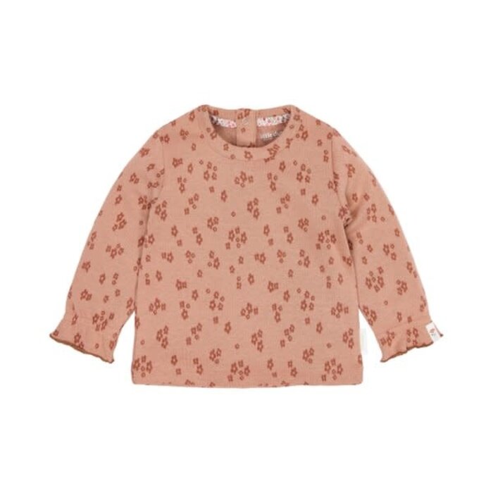 Little Dutch Toddler girls Winter 26 T-shirt lange mouw Safari Bloom