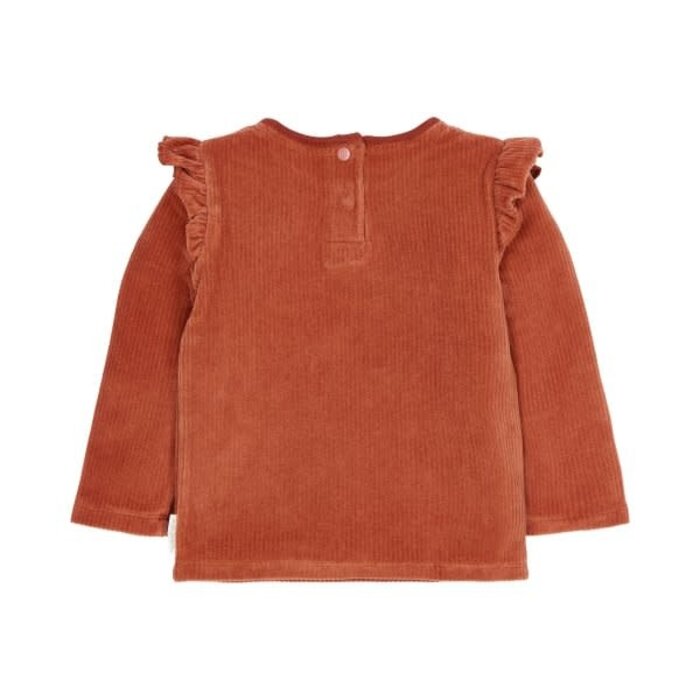 Little Dutch Toddler girls Winter 26 T-shirt lange mouw Deep Berry