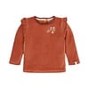 Toddler girls Winter 26 T-shirt lange mouw Deep Berry