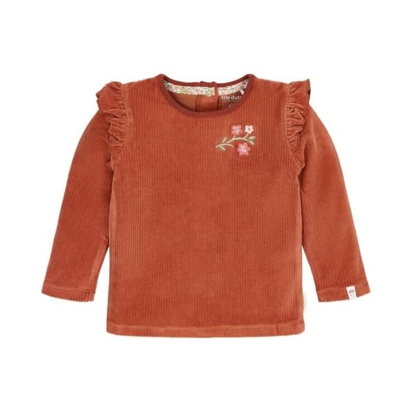 Little Dutch Toddler girls Winter 26 T-shirt lange mouw Deep Berry