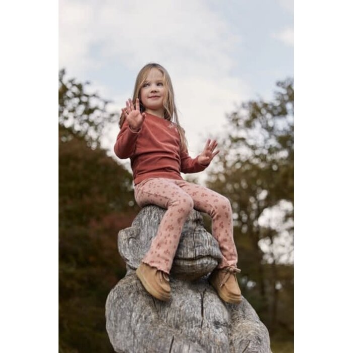 Little Dutch Toddler girls Winter 26 T-shirt lange mouw Deep Berry