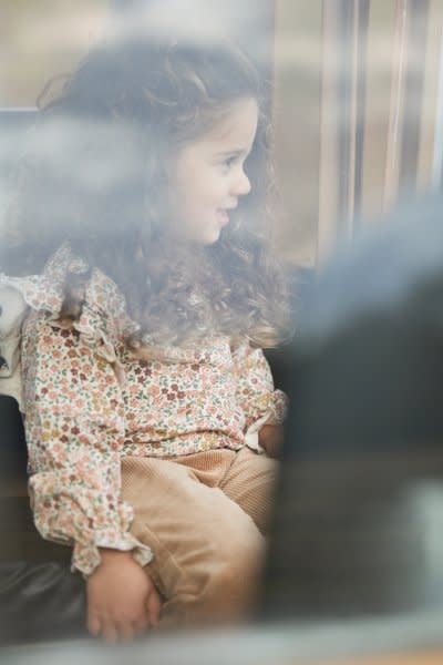 Little Dutch Toddler girls Winter 26 Sweater Safari Flowers