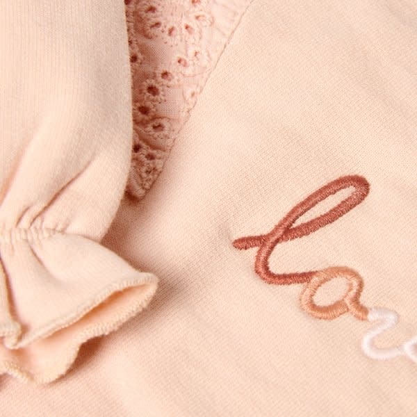 Little Dutch Toddler girls Winter 26 Sweater Blush Pink