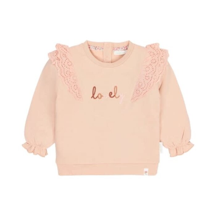 Little Dutch Toddler girls Winter 26 Sweater Blush Pink