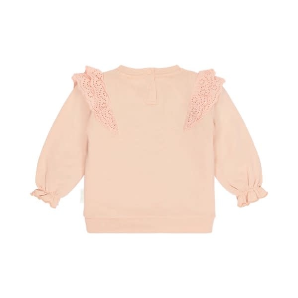 Little Dutch Toddler girls Winter 26 Sweater Blush Pink