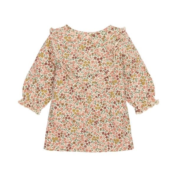 Little Dutch Toddler girls Winter 26 Jurkje lange mouw Safari Flowers