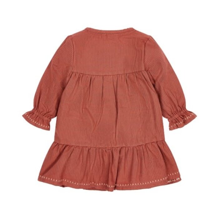 Little Dutch Toddler girls Winter 26 Jurkje lange mouw Deep Berry