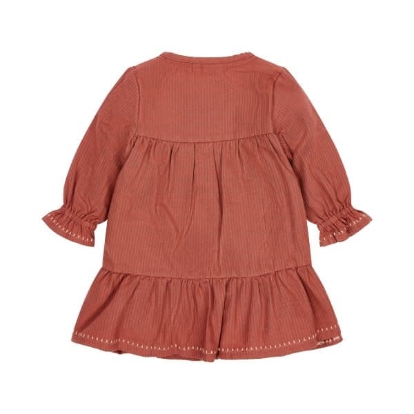 Little Dutch Toddler girls Winter 26 Jurkje lange mouw Deep Berry