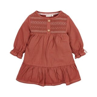 Little Dutch Toddler girls Winter 26 Jurkje lange mouw Deep Berry
