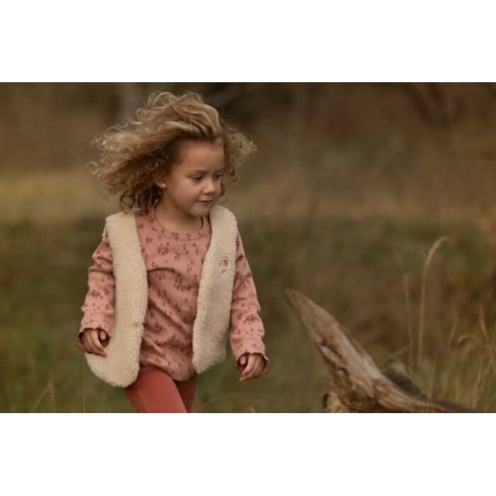 Little Dutch Toddler girls Winter 26 Gilet Vanilla