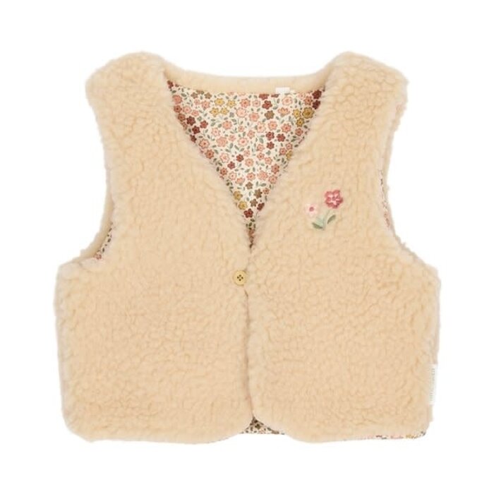 Little Dutch Toddler girls Winter 26 Gilet Vanilla