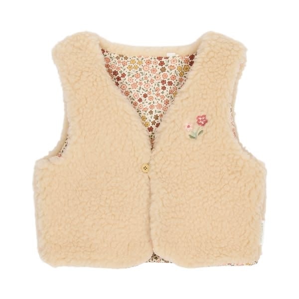 Little Dutch Toddler girls Winter 26 Gilet Vanilla