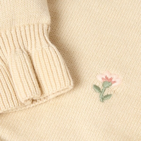 Little Dutch Toddler girls Winter 26 Gebreide trui Vanilla