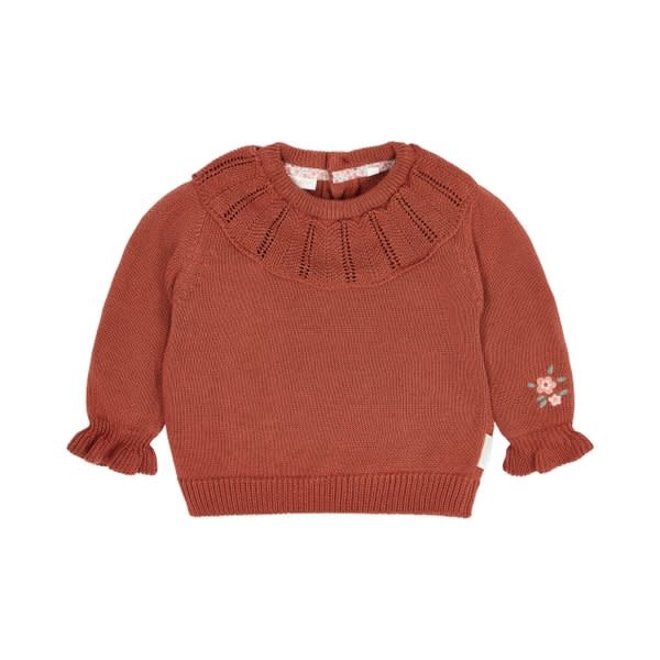 Little Dutch Toddler girls Winter 26 Gebreide trui Deep Berry
