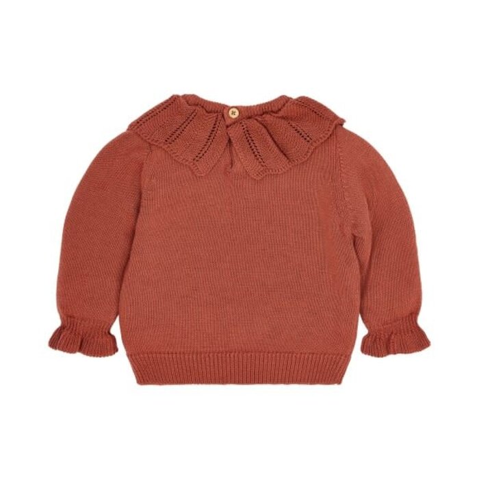 Little Dutch Toddler girls Winter 26 Gebreide trui Deep Berry
